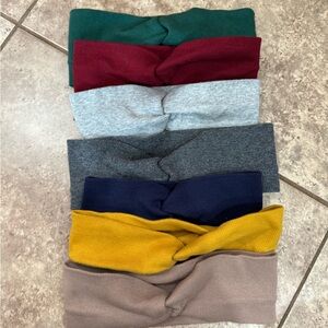 Colorful Knotted Headbands Set